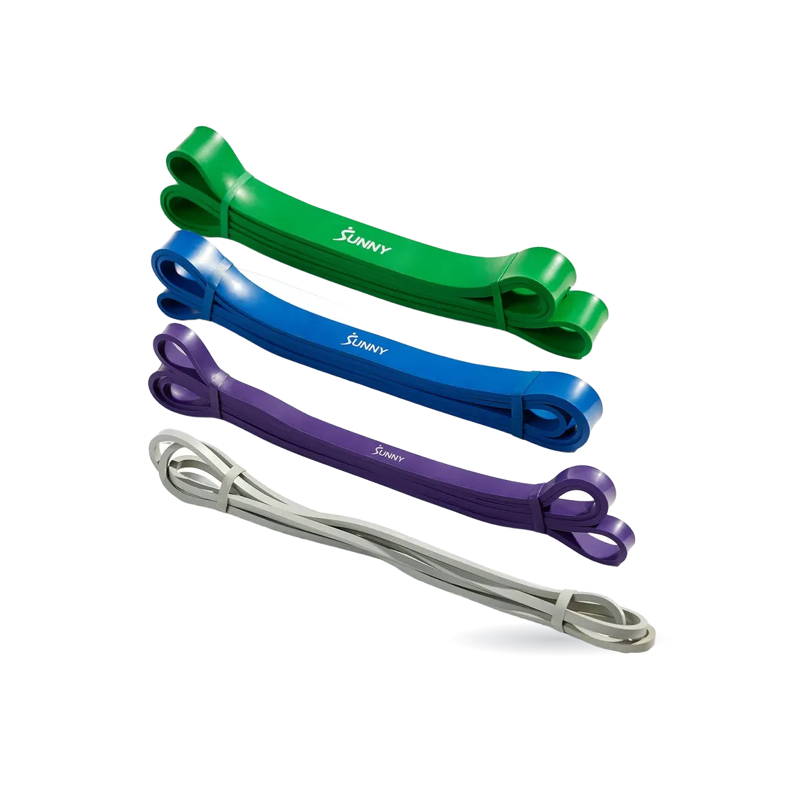 Sunny Health & Fitness Strength Training Resistance Band Combo - 10-95 lbs
