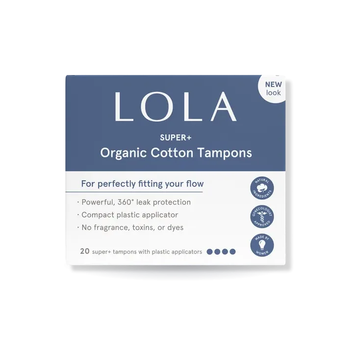 LOLA Super Plus Organic Cotton Tampons