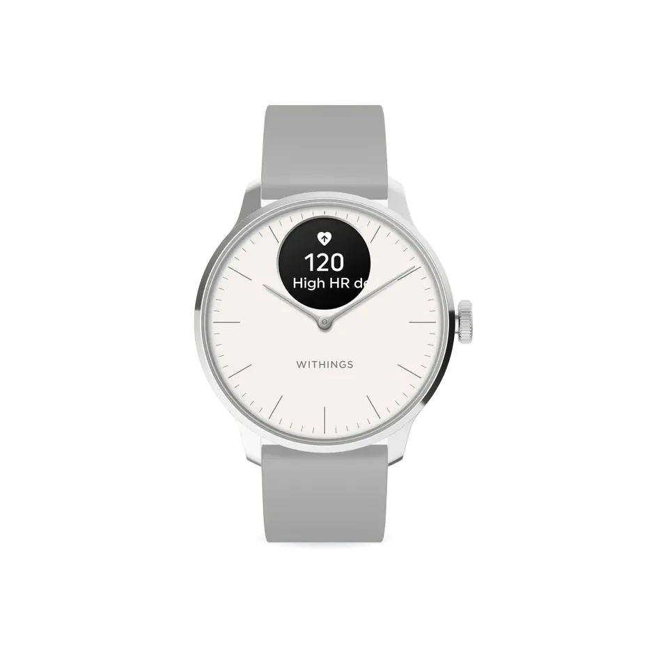 ScanWatch Light 37mm White & Silver