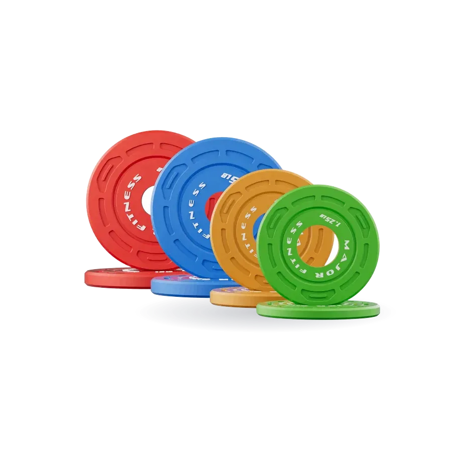 Major Fitness Color Change Plates 1.25LB-10LB Set