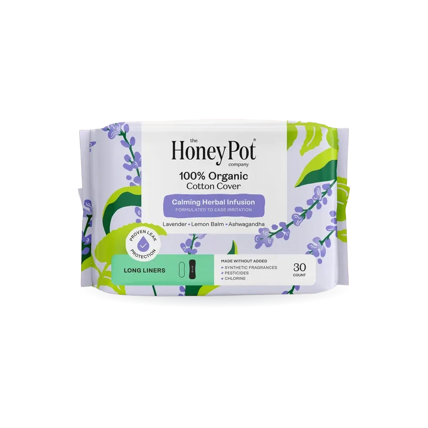 Organic Cotton Cover Calming Herbal Infusion Long Liners