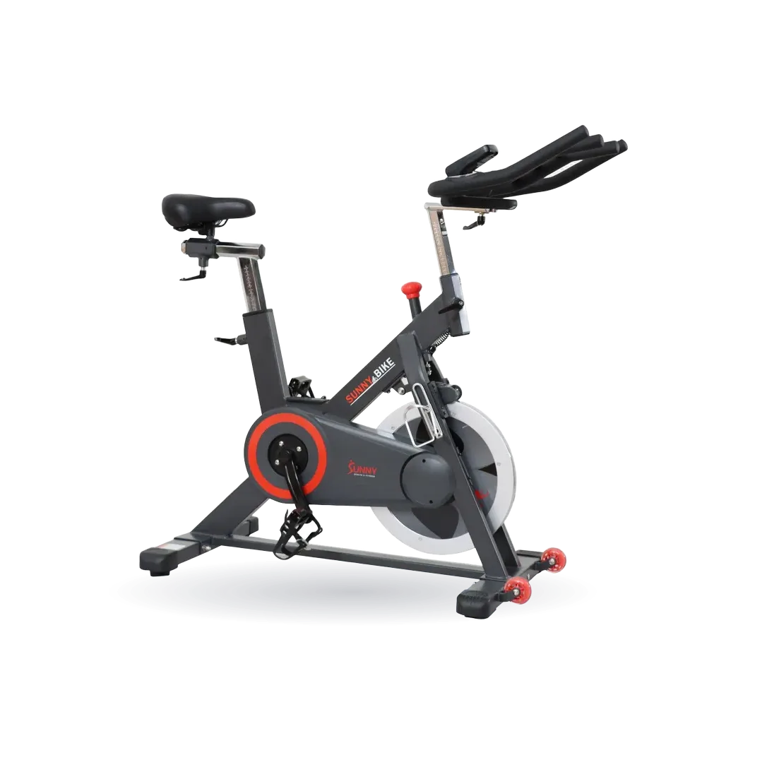 Premium Smart Magnetic Belt Drive Indoor Cycling Exercise Bike with 44LB Flywheel