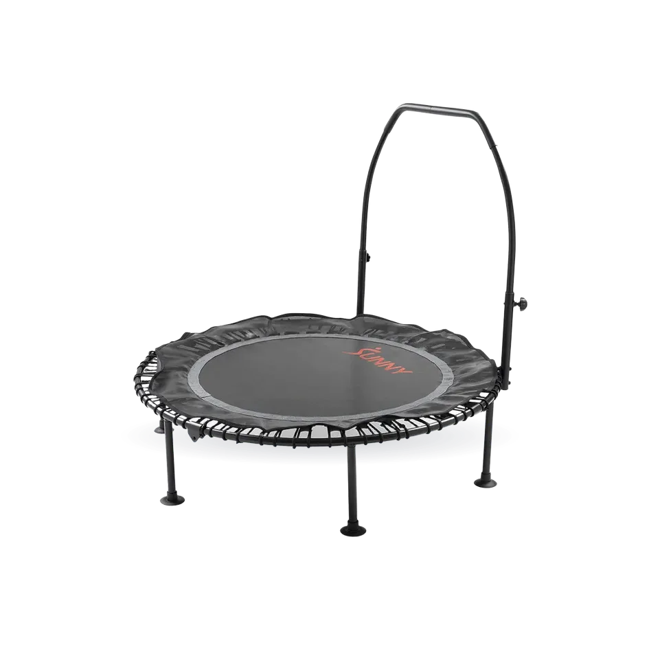 Active 48-Inch Fitness Trampoline with Adjustable Handlebar