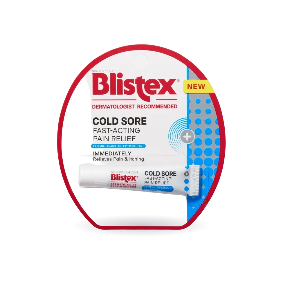 Blistex Cold Sore Fast-Acting Pain Relief, 0.15 oz.
