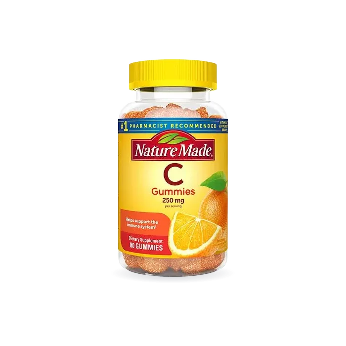Nature Made Vitamin C Gummies 250 mg Tangerine, 80.0 ea