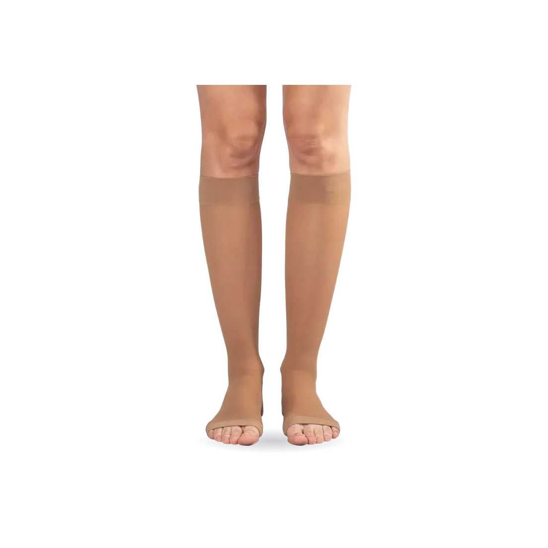 Select Sheer Below Knee Open Toe 20-30mmHg