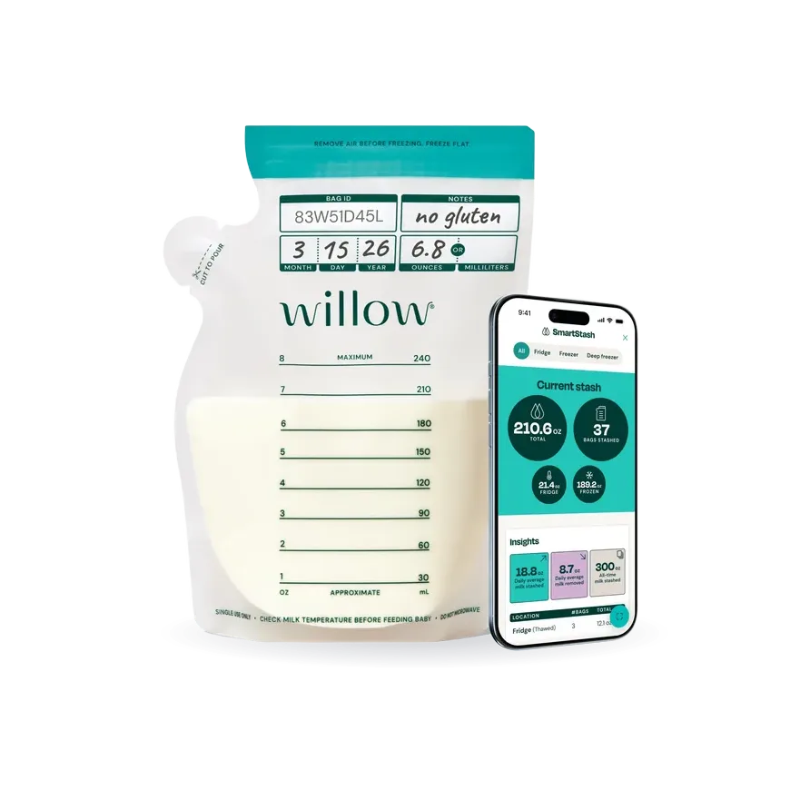 Breast Milk Storage Bags with SmartStash™ Tracking