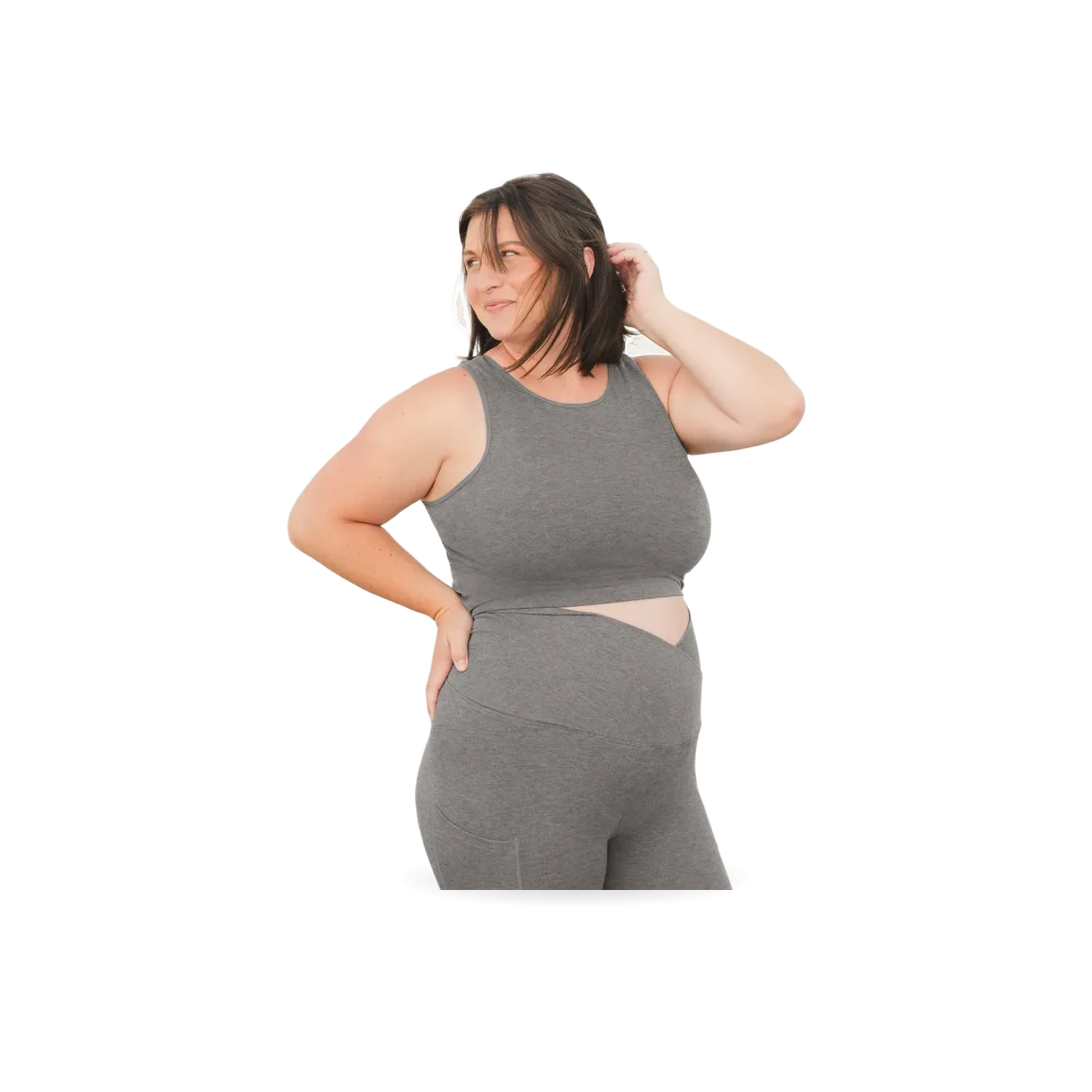Sublime® Bamboo Maternity & Nursing Longline Bra Top