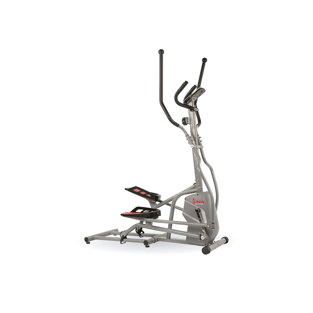 Elliptical Trainer Machine Magnetic Elliptical w/ Device Holder, LCD Monitor and Heart Rate Monitor