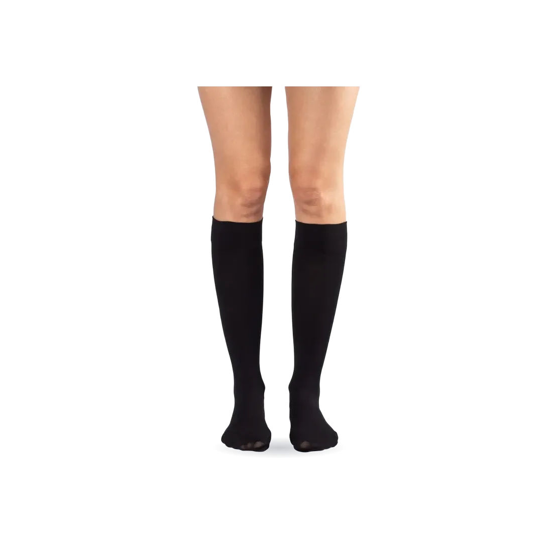 Microfiber Opaque Below Knee Stockings