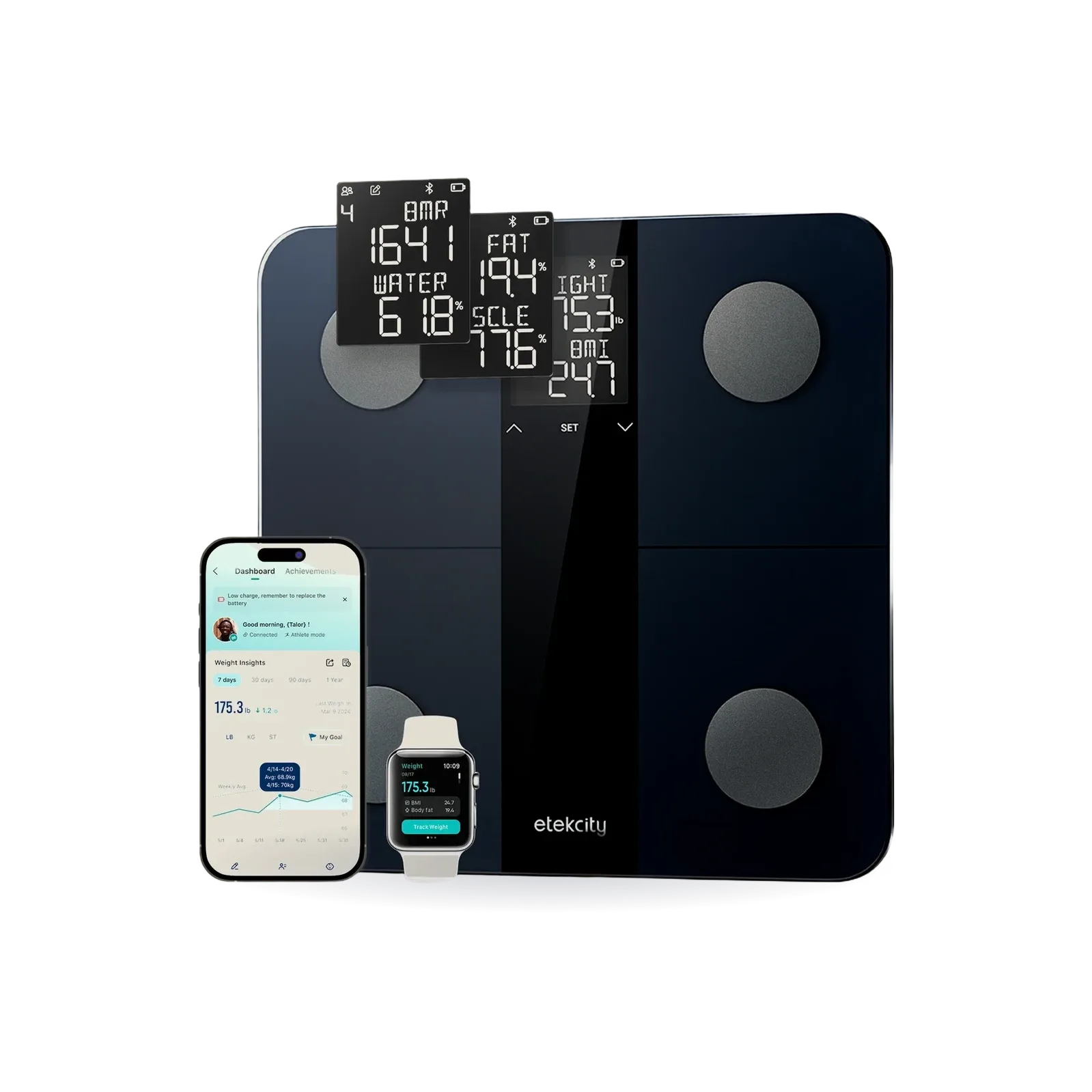EFS-C651-KUS Smart Fitness Scale - dark blue