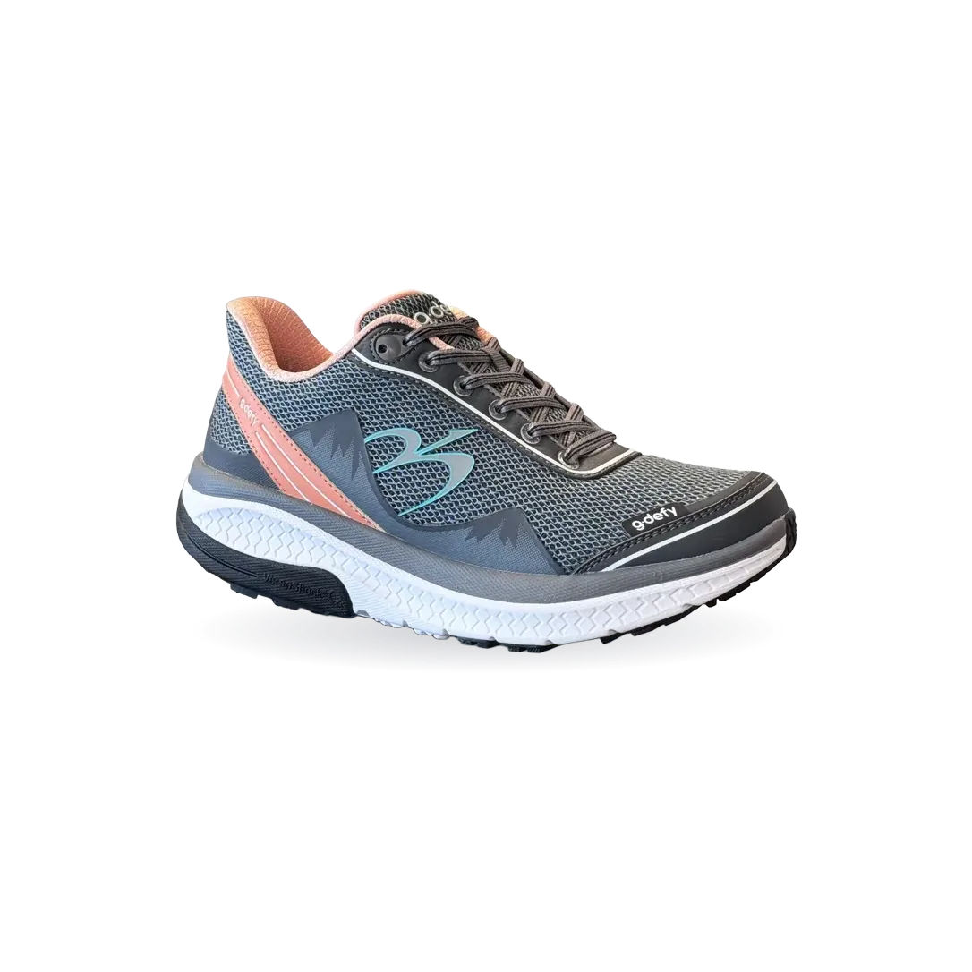 Women MightyWalk Gray Salmon Slip On