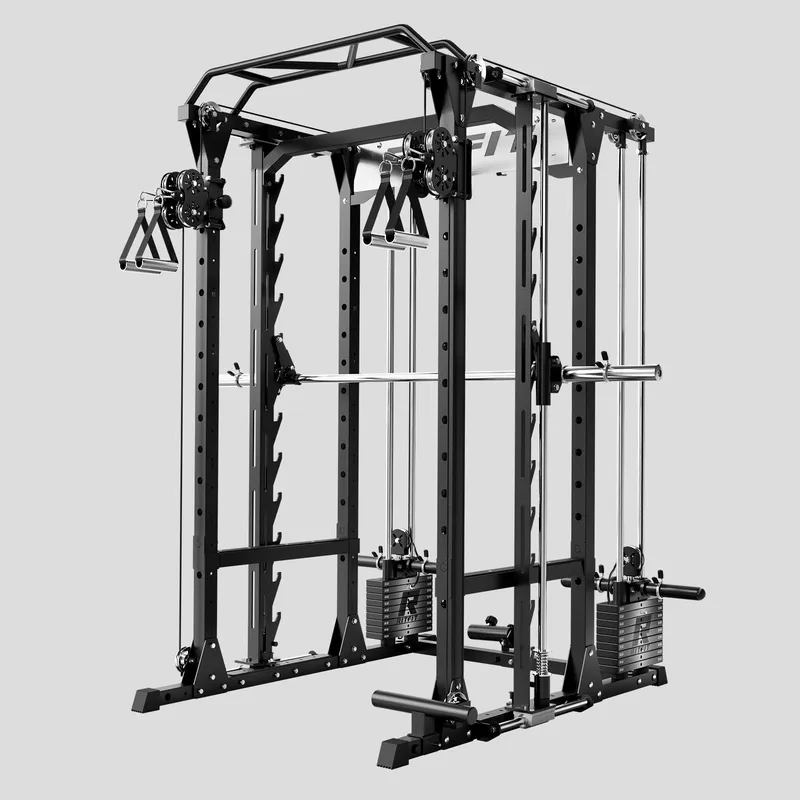 RitFit P9 3D Smith Machine and a Functional Trainer With Adjustable Dual Cable System