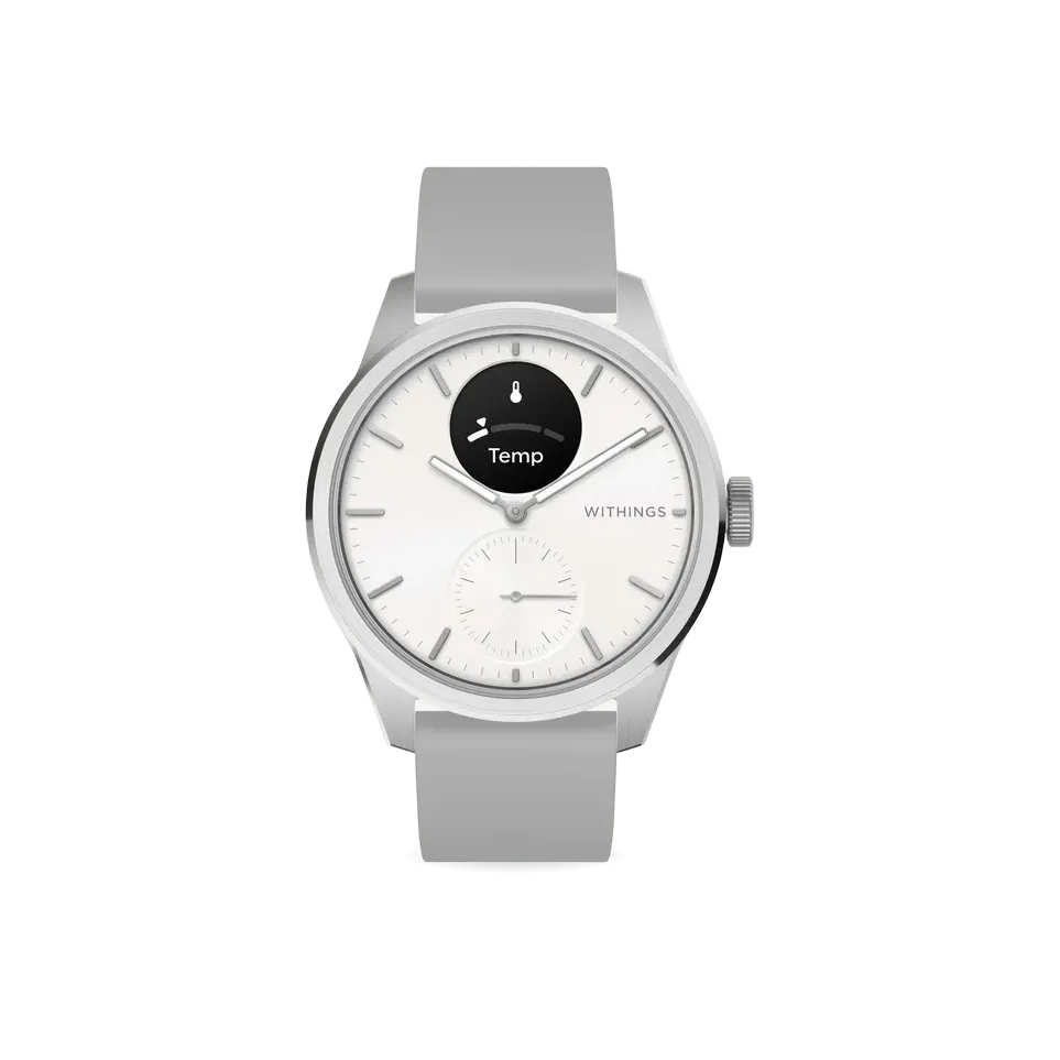 ScanWatch 2 42mm White & Silver