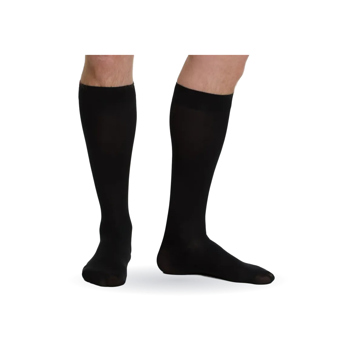 Solid (Moisture-Wick Nylon Compression Socks)